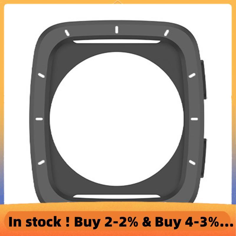 ฝาครอบป้องกันสําหรับ Active2s Square Smartwatch Metal Shell สีดํา