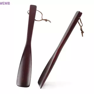 WEMB แตรรองเท้าไม้ยืดหยุ่นด้ามยาว Shoehorn อุปกรณ์ยกรองเท้าที่มีประโยชน์ ใหม่