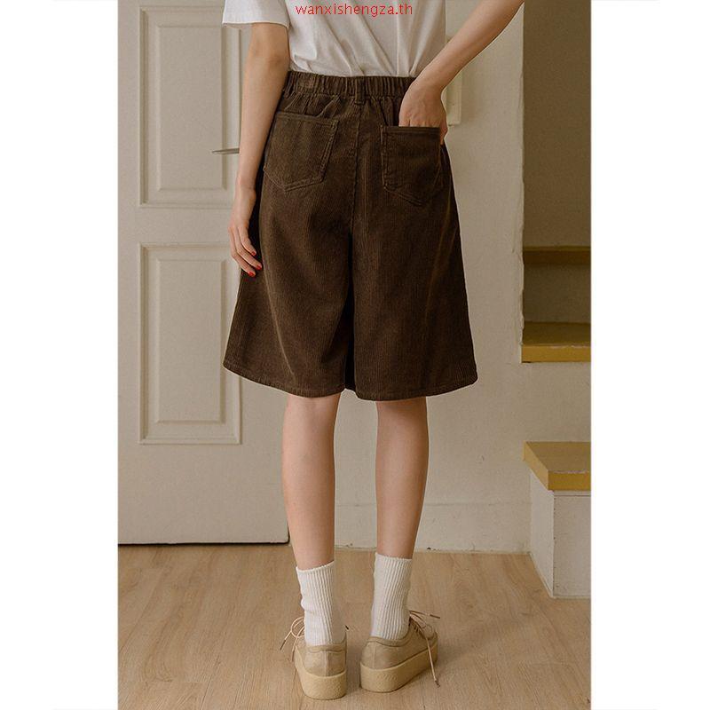 AMUSE BKK - Teddy Jorts กางเกงจอร์จผ้าลูกฟูก ใส่ได้แบบ unisex