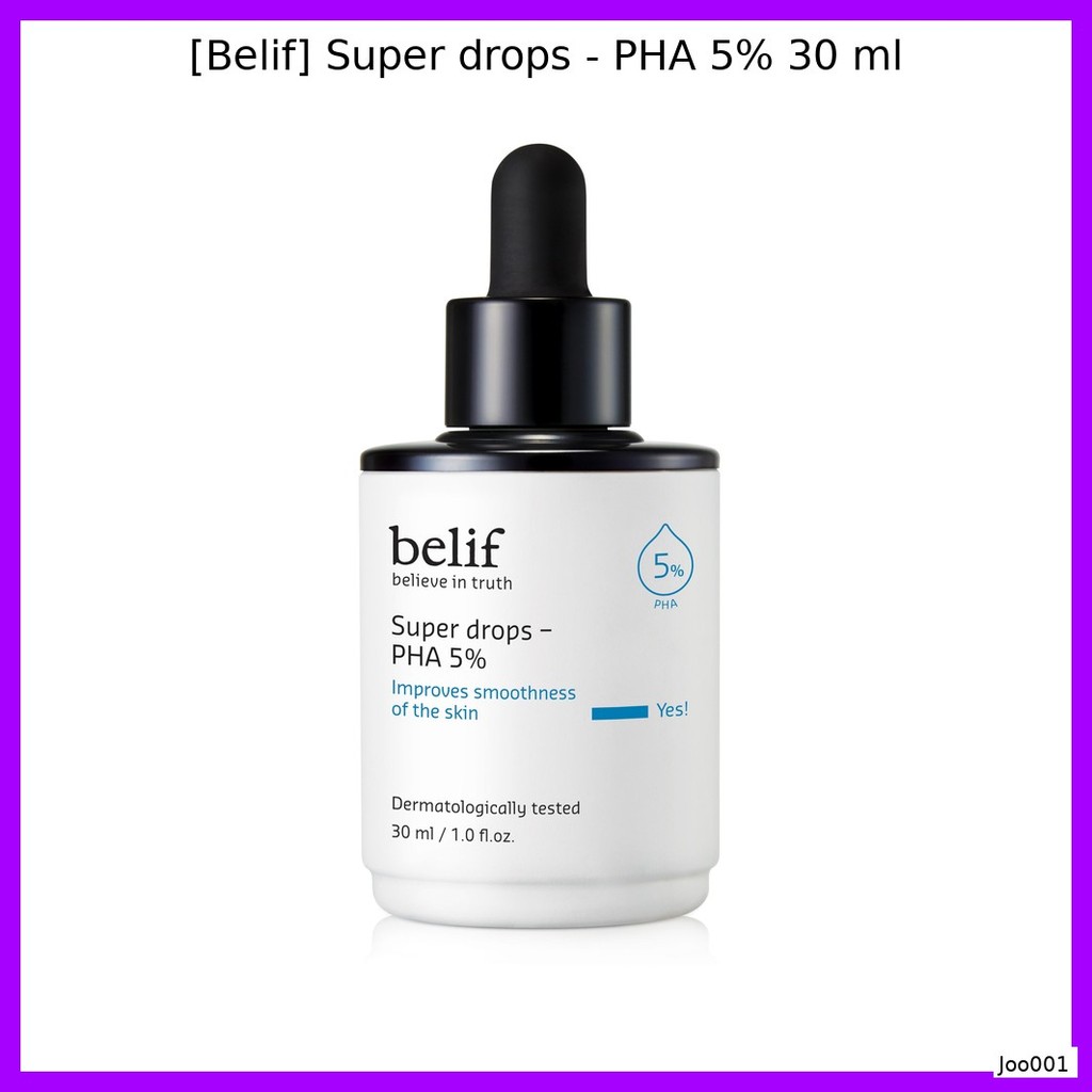[Belif] Super drop - PHA 5% 30 ml / Korean Exfoliating Drops / 5% PHA Formula by Joo001