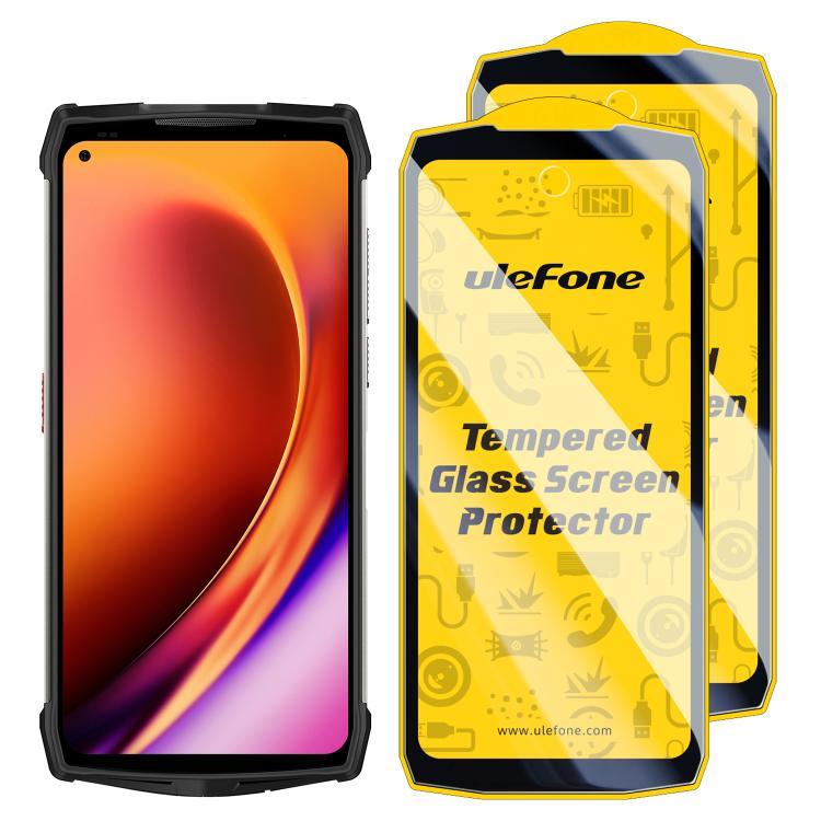 ใหม่ 2 ชิ้น/แพ็ค Ulefone 9H HD Anti ลายนิ้วมือกระจกนิรภัยป้องกันหน้าจอสําหรับ Ulefone Power Armor 13
