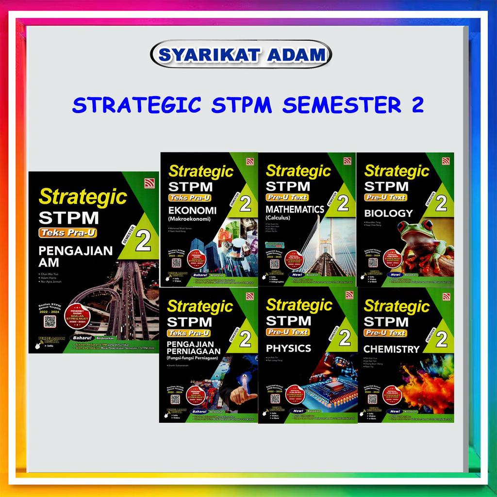 [ADM] BUKU RUJUKAN : STRATEGIC STPM TEKS PRA-U SEMESSTER 2 + EBOOK