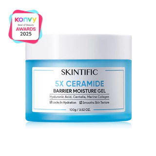 SKINTIFIC 5X Ceramide Barrier Moisture Gel 100g สคินทิฟฟิค มอยเจอไรเซอร์เนื้อบางเบา.