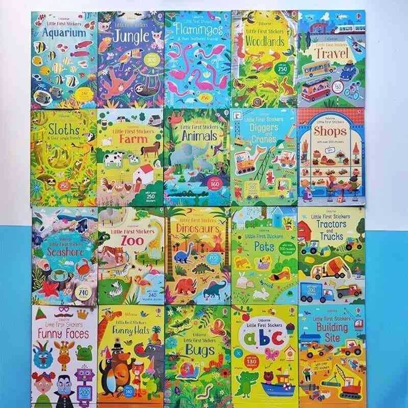 (SEAL) Original Usborne First Sticker Book Series - Family Area