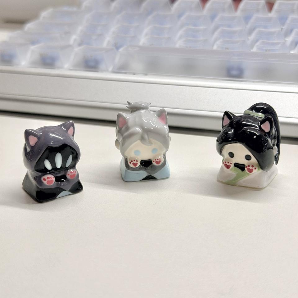 Valant Keycap Clove Reyna ส่วนบุคคลน่ารัก 3D Handmade Keycaps การ์ตูน ESC DIY Brimstone Fade Jett Sa