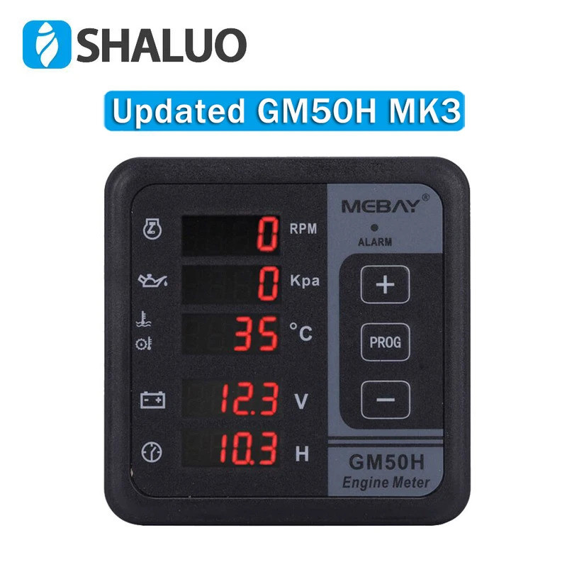 Mebay GM50H MK3 เครื่องยนต์ Multi Function Digital Meter เครื่องกําเนิดไฟฟ้าดีเซล Monitor พร้อมเซ็นเ