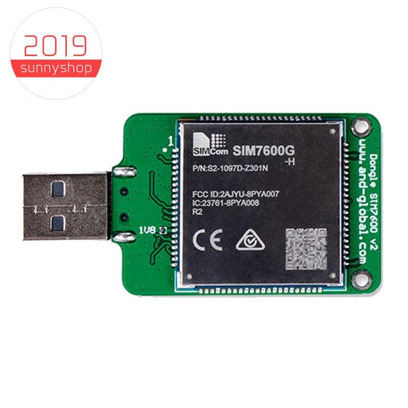[sunnyshop2019]SIMCOM SIM7600G H USB Dongle HSPA+ GSM GPRS EDGE UMTS LTE 4G Cat4 โมดูลสําหรับ SIM760
