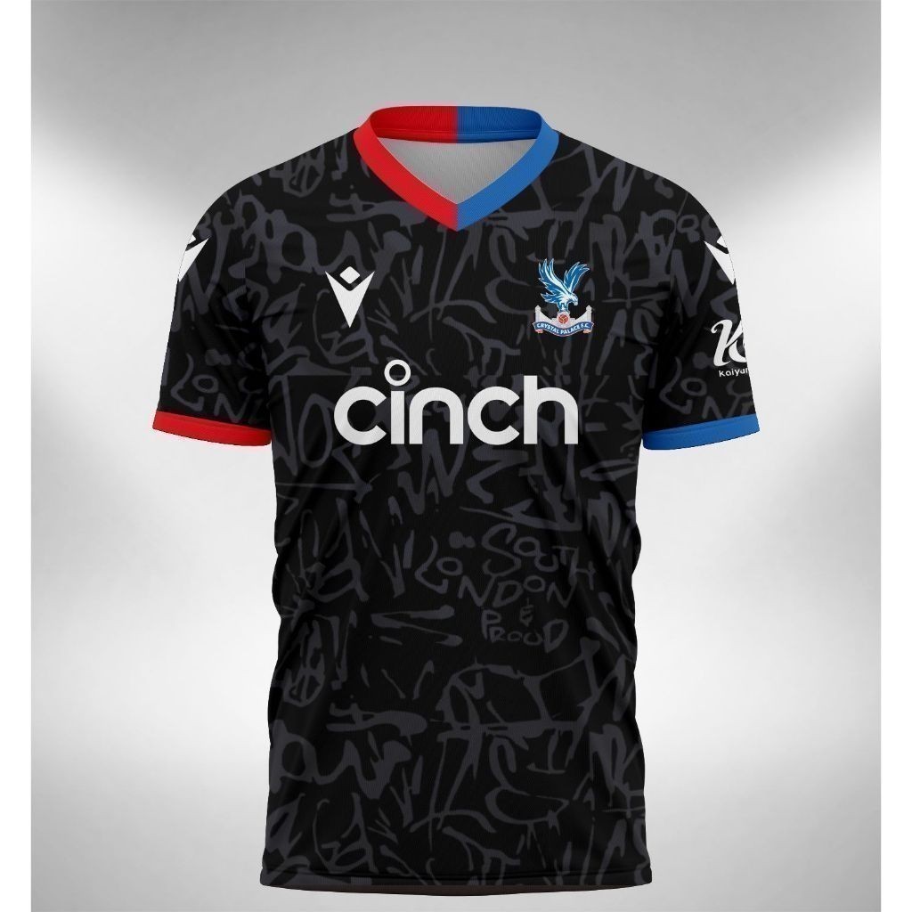 เจอร์ซีย์แฟชั่น 2026 Crystal Palace เสื้อยืดระเหิด 3 Jersy