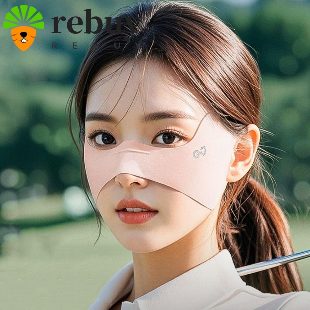 หน้ากากผ้าไหมน้ำแข็ง ป้องกันรังสียูวี สบายในการสวมใส่ตลอดฤดูร้อน เหมาะสำหรับการขี่จักรยานและเล่นกอล์ฟ ราคา ถูกที่สุด ดีลบีเคเค