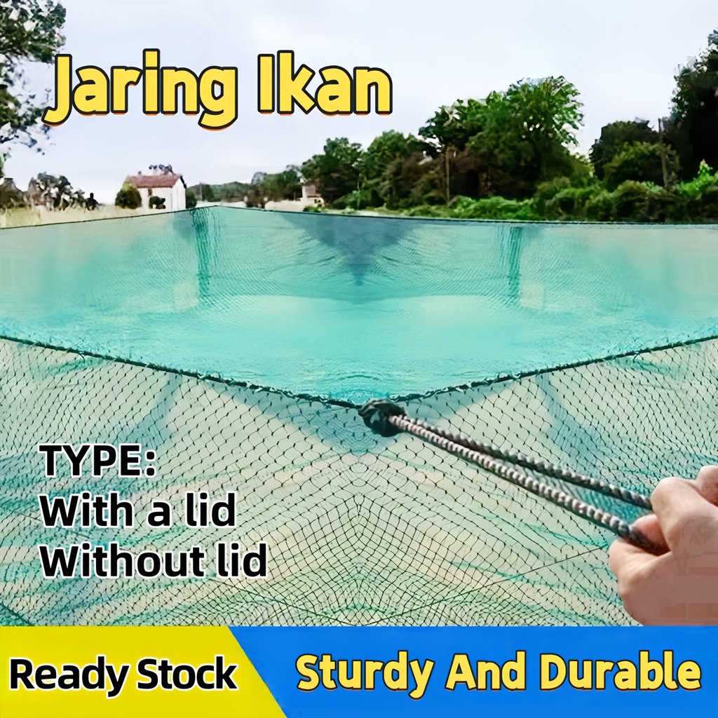 กรงปลากรงสุทธิ Bela Anak Fish Lid Hapa Net Fish Net Net Fish Pond Net Pond Net