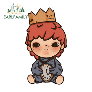 EARLFAMILY น่ารัก Hirono การ์ตูนรถสติกเกอร์กันน้ํา Scratch-P…