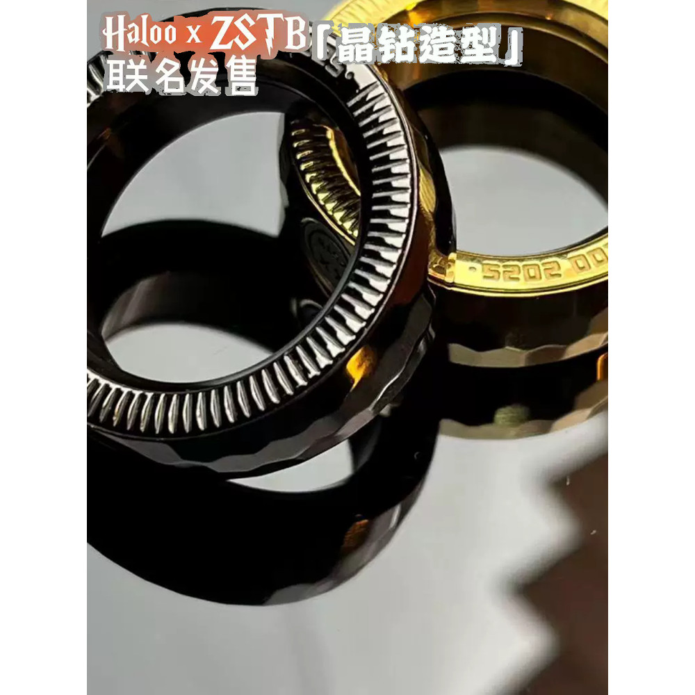 ️ Cat Ring] Parameter Ring Ring Ratchet Decompression Toy Fingertip Spinner E Mechanical Magnetic Pu