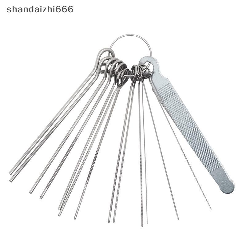 [SHA] 1 ชุดกีตาร์ Nut Slotting File Kit DIY Slot Saw Rods Filing Set Luthier Stringed Instrument อุป