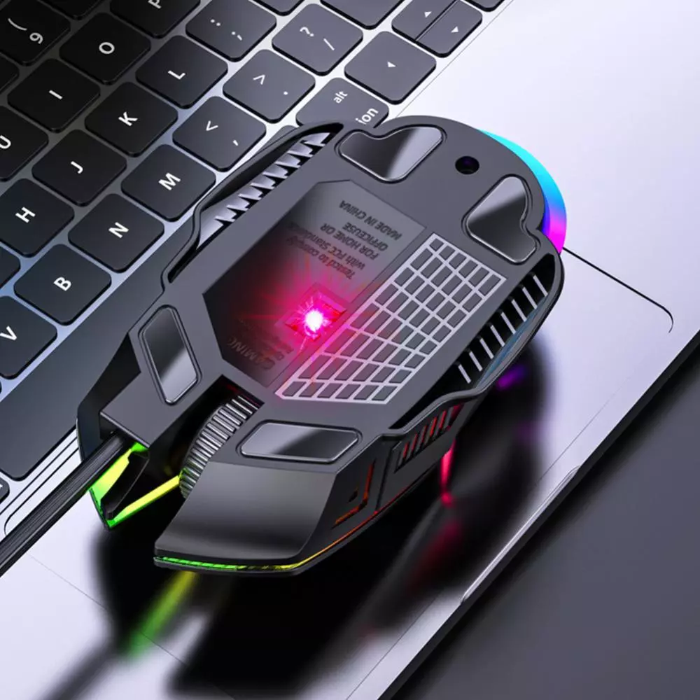HTT เมาส์เกมมิ่งแบบมีสาย RGB 6 ปุ่ม thumbnail 8