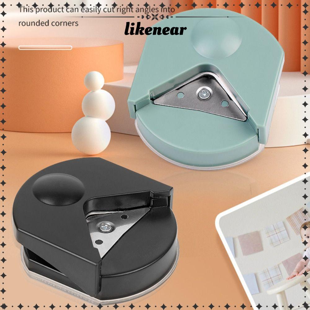 LIKENEAR R4 Card Rounder,แบบพกพา 4 มม.กระดาษมุมเจาะ,ทนทานเครื่องมือตัดกระดาษR4 Circular Paper Trimme