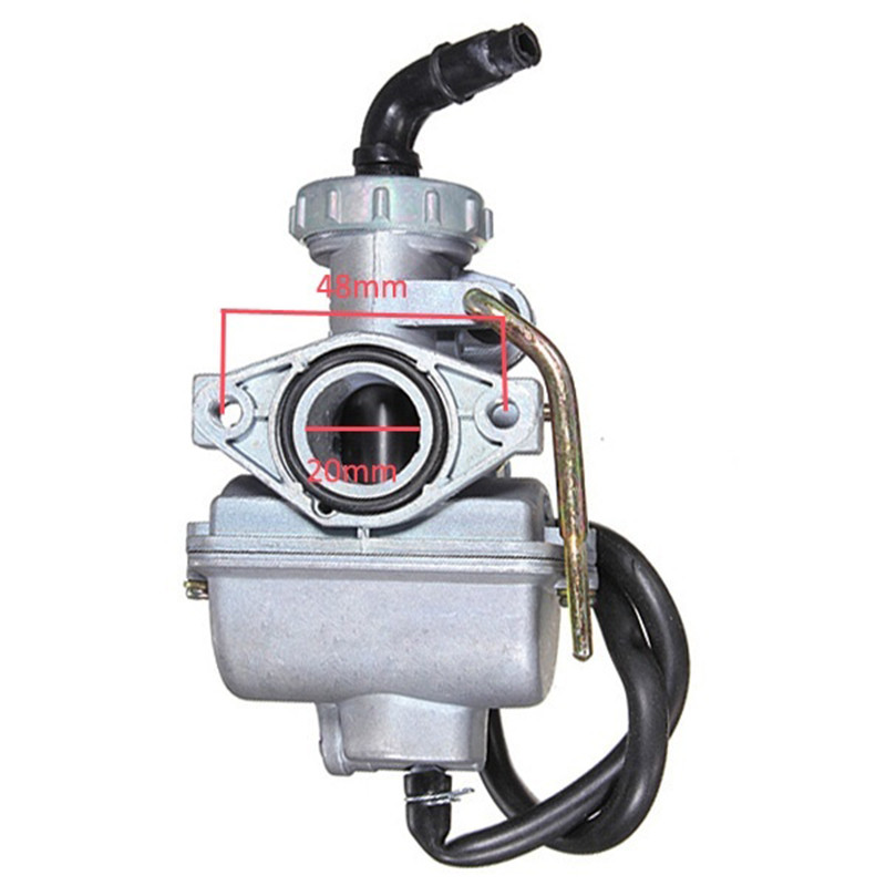 New Motorcycle PZ20 20mm Motorcycle Carburetor Carb For 50cc 70cc 90cc 110cc 125cc 135