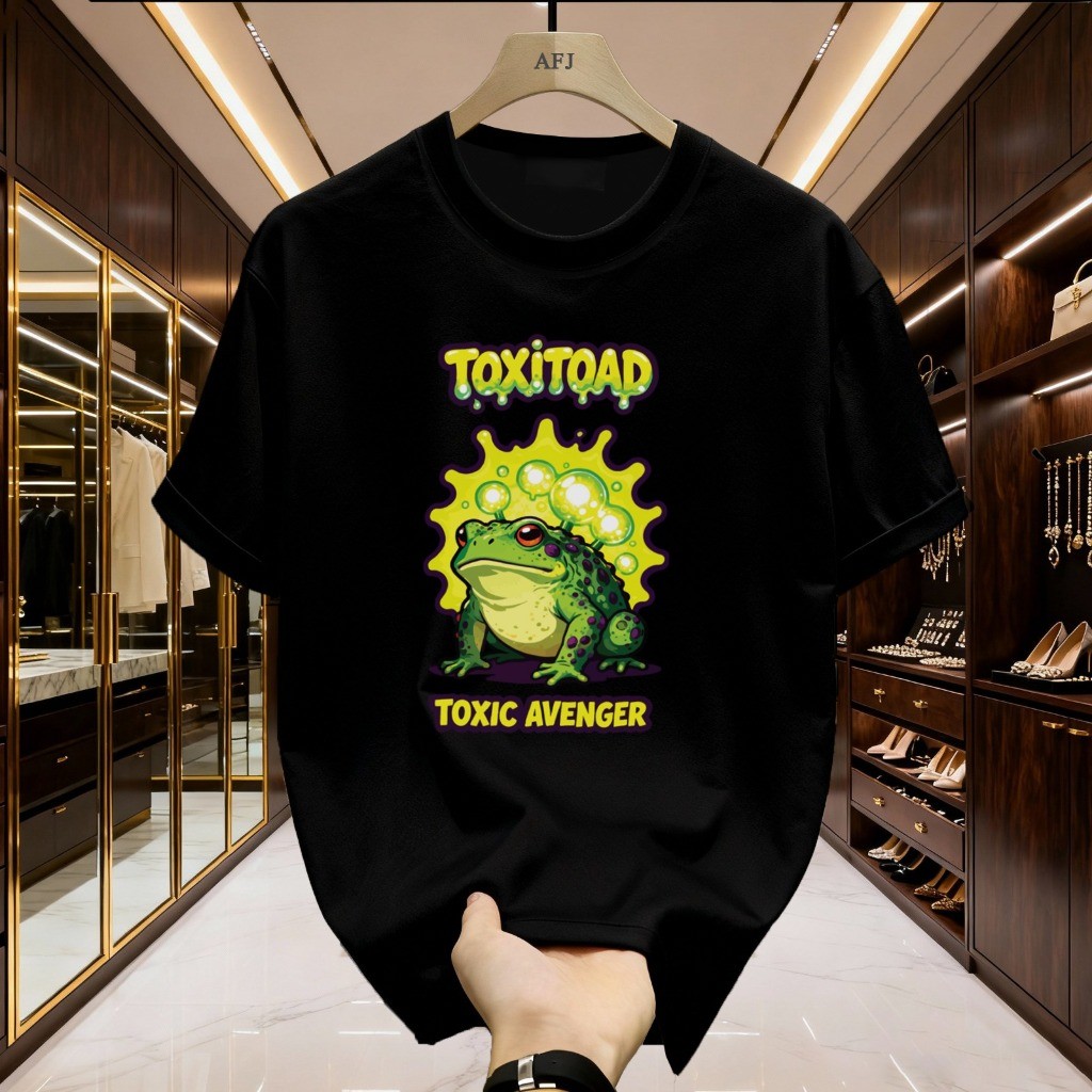 เสื้อยืดกราฟิก Toxitoad Toxic Avenger Distro พร้อมมอนสเตอร์กบภาพผ้าฝ้ายพรีเมี่ยม Cool & Stylish สําห