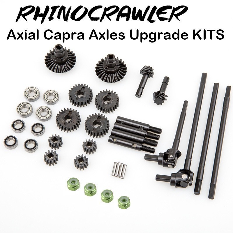 (TW) เกียร์เพลาแข็ง Rhinocrawler สําหรับชุดอัพเกรด Axial Capra Axles (VP)