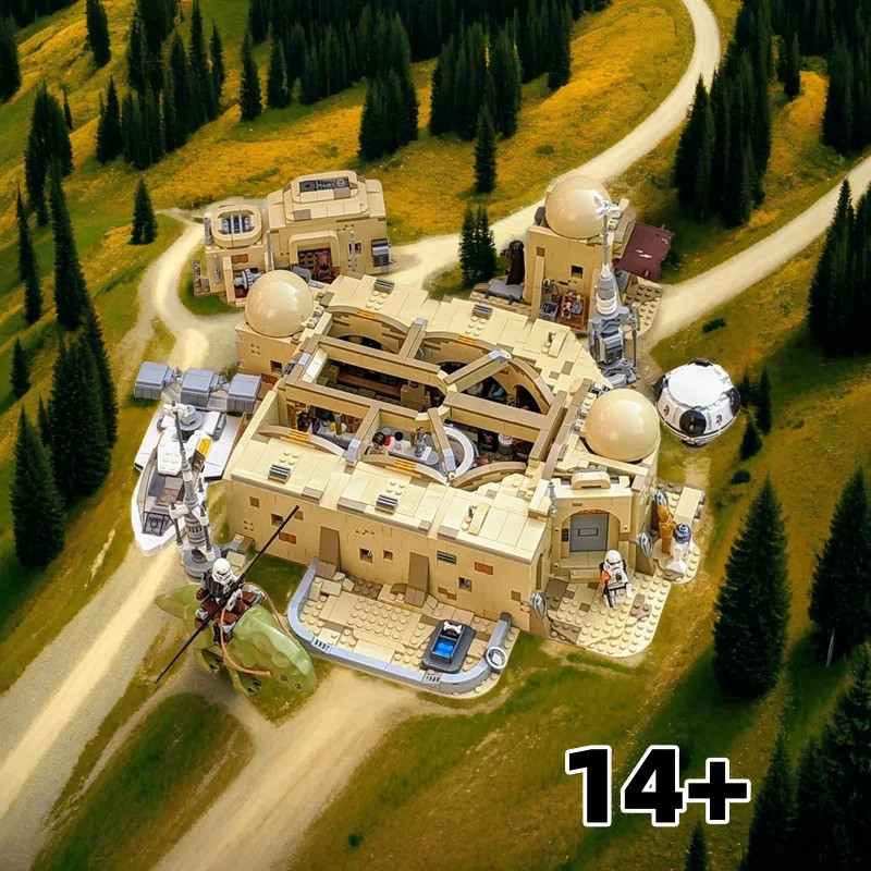 3187PCS Mos ตกแต่งบ้านรุ่นเข้ากันได้ 75290 ของขวัญวันเกิด