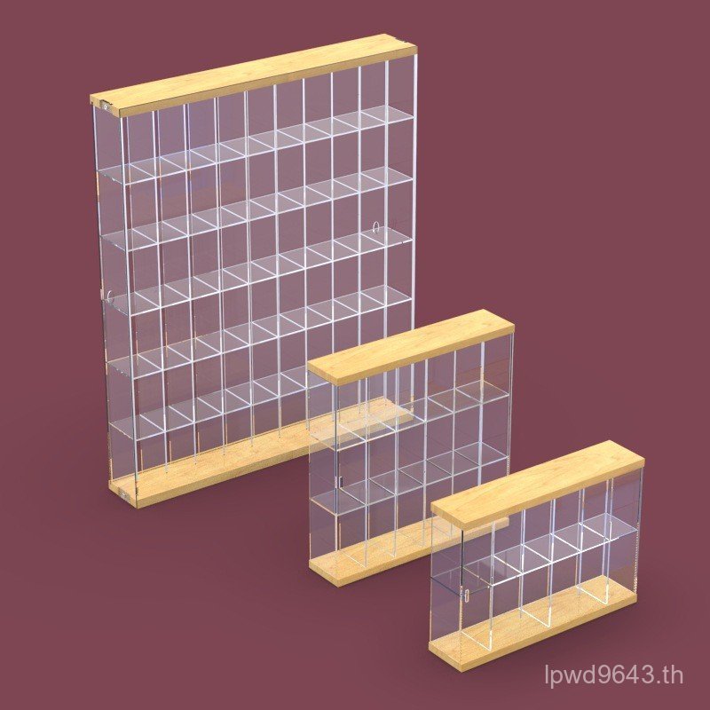 กล่อง Tele รูป Maming Pendulum Storage Display ตู้ Bubble ชั้นวางกล่องตุ๊กตาสูงอะคริลิคตาบอดขาตั้งจอ