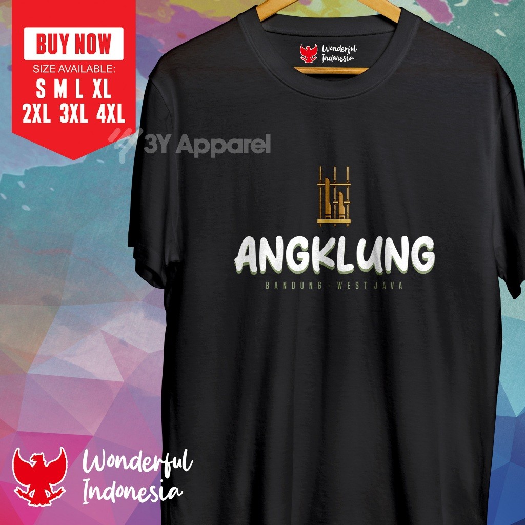 Ranberry เสื้อยืดกราฟิก BANDUNG SOUVENIR เสื้อยืด BRAGA GEDUNG SATIS LABANG KAWAH PUTIH ASIA AFRIKA 