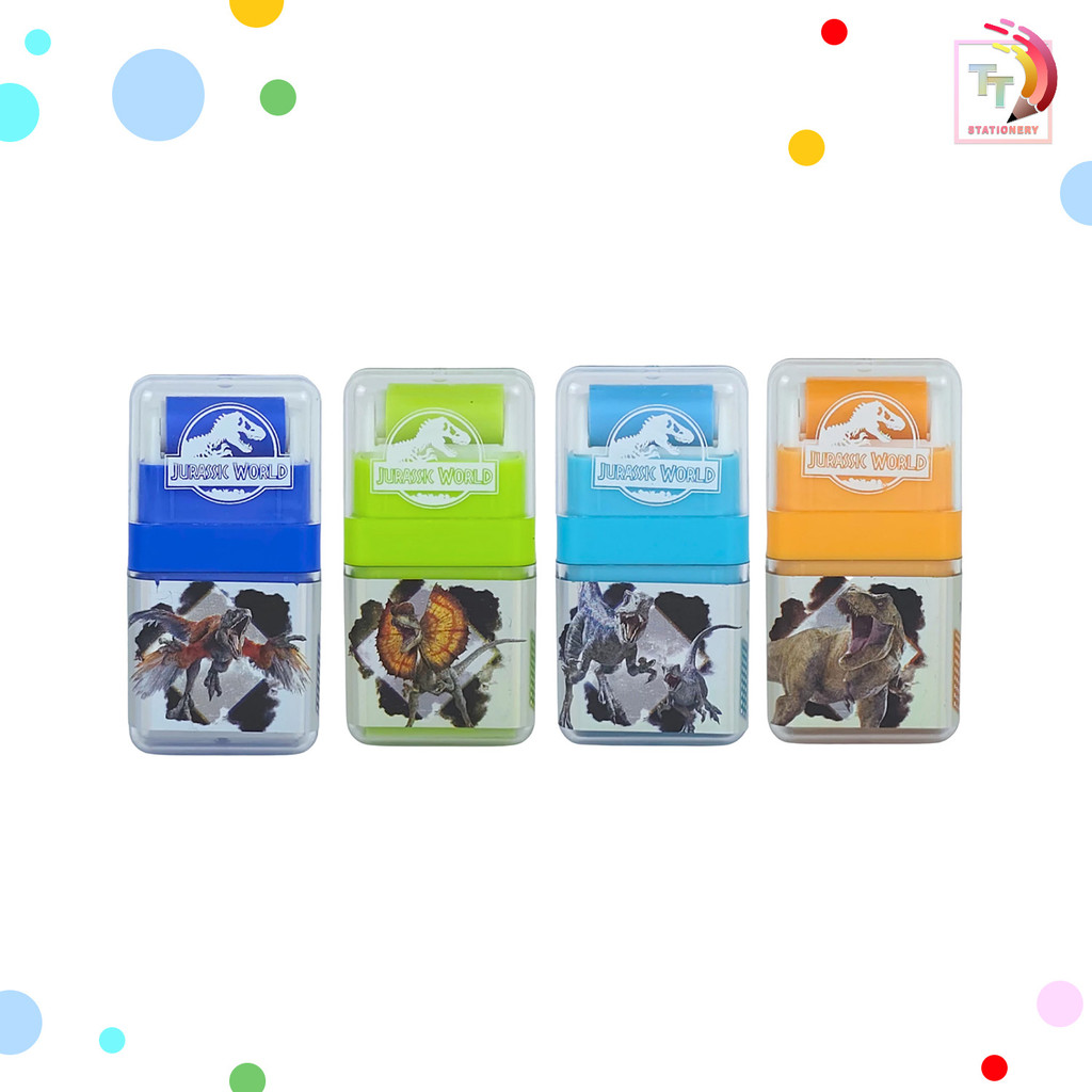IIgen (อิเจน) ยางลบ ยางลบลูกกลิ้ง ลายลิขสิทธิ์แท้ Jurassic World รุ่น YZ6288 ( 1 ก้อน / คละสี ) ราคา ถูกที่สุด ดีลบีเคเค แกลเลอรีภาพที่ 5
