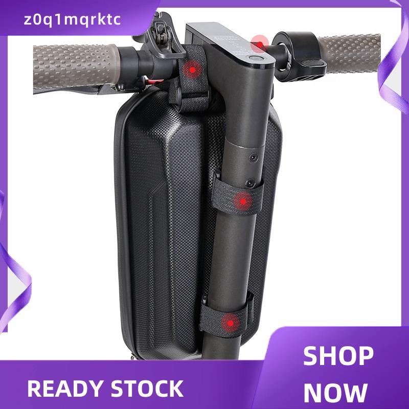 z0q1mqrktc 2L ด้านหน้าแขวนกระเป๋า EVA กันน้ําไฟฟ้าสกู๊ตเตอร์ Night สะท้อนแสงสําหรับ M365 PRO ติดตั้ง