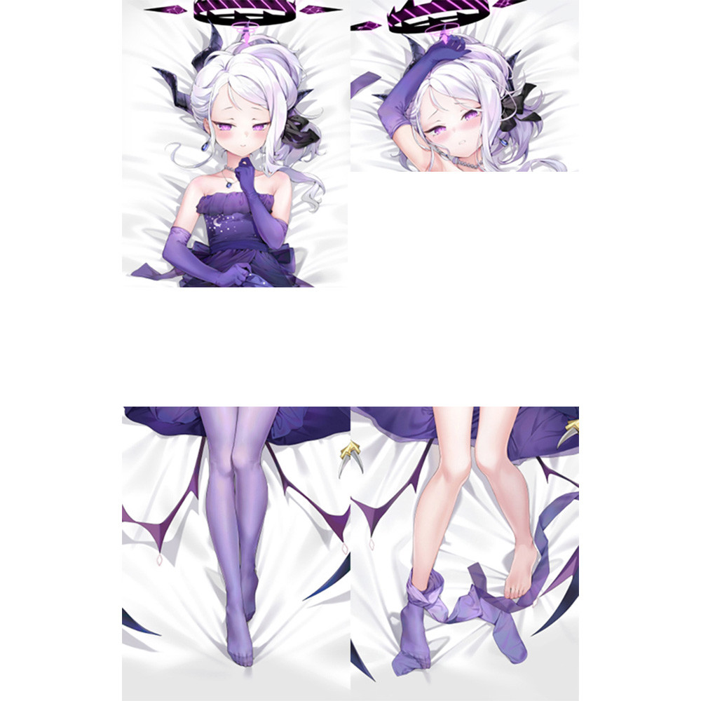Blue Archive Sorasaki Hina Dakimakura Waifu ปลอกหมอน 2 ด้านพิมพ์กอดเบาะรองนั่งของขวัญ
