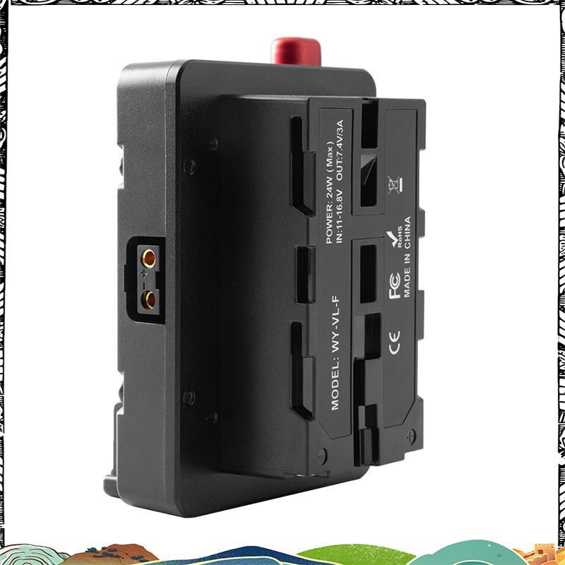 Super Power Adapter Mount Plate สําหรับ Mini Nano V/V Mount แบตเตอรี่ NP-F NP-F960 NP-F970,D-Tap สํา