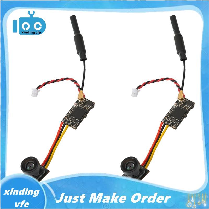 2PCS LST-S4 กล้อง FPV 5.8G 25MW AIO เครื่องส่งสัญญาณ OSD 40CH 800TVL Micro RC กล้องสําหรับ Racing Dr