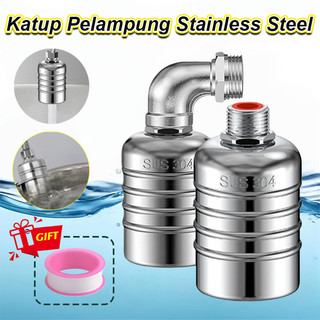 Katup Kontrol Level Air Otomatis Baja Tahan Karat 304 Katup Apung Praktis untuk Tandon dan Kolam - Perlindungan Anti Luapan Air, Kinerja Stabil Tahan Lama, Mudah Dipasang di Semua Jenis Wadah Penyimpanan Air