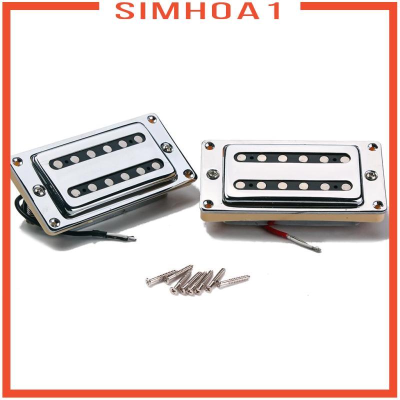 [Simhoa1] ทนทาน 1 ชุดฝาครอบโครเมียมรถกระบะสะพาน + คอสําหรับกีตาร์ไฟฟ้า LP EPI