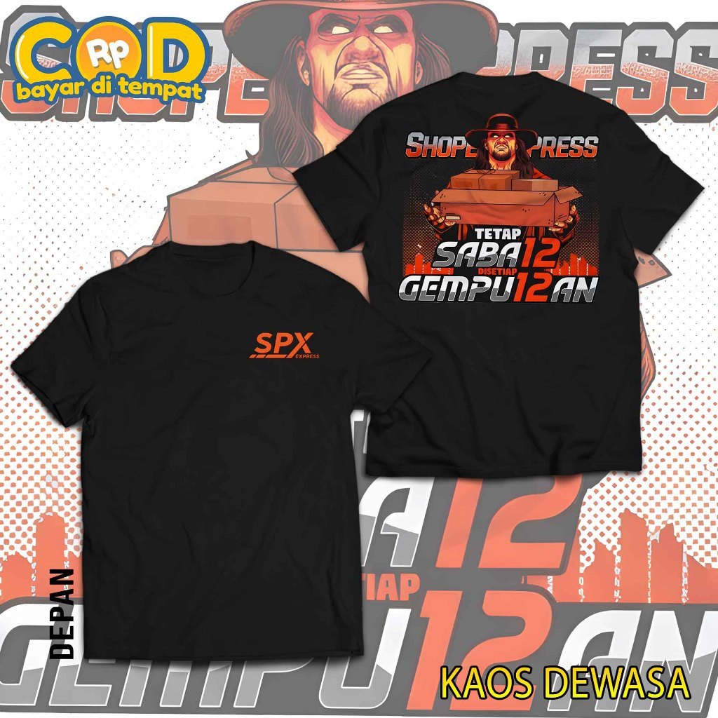 Ranberry เสื้อยืดกราฟิก Cool Mens Distro เสื้อยืด SPX XPRESS 12.12 พรีเมี่ยมหนาเนียนนุ่ม Distro SPX 