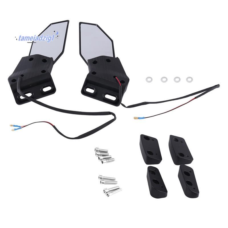 กระจกมองข้างรถจักรยานยนต์ 1 คู่สําหรับ ZX6R ZX10R ZX12R