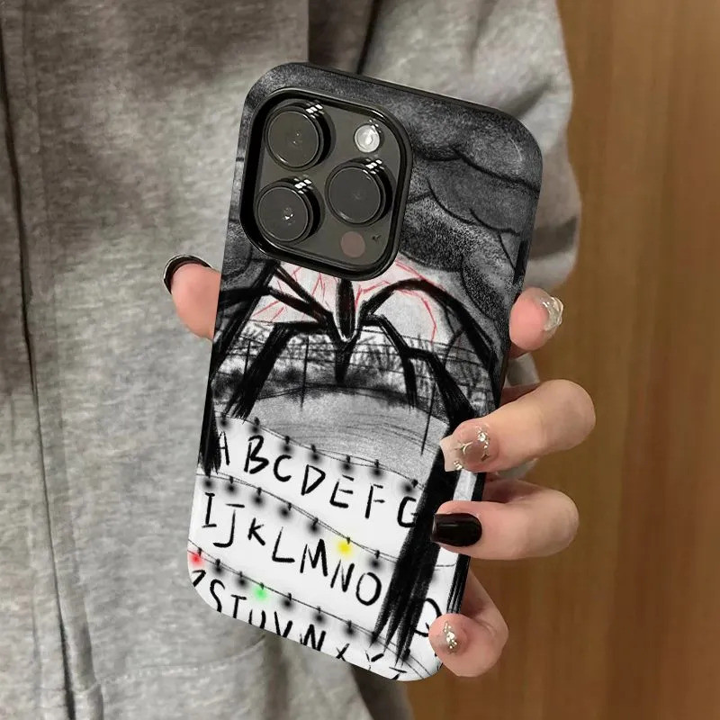Graffiti Strange Storyเคสโทรศัพท์เข้ากันได้iPhone 17ProMax 16Proกันกระแทก15Plus 14Plus 13ProMax 12Pr