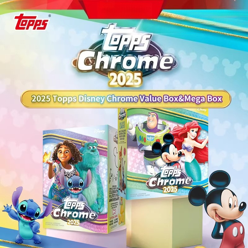 25Topps Disney Chrome Value & Mega Box Disney Mickey Aisha Crazy Animal City