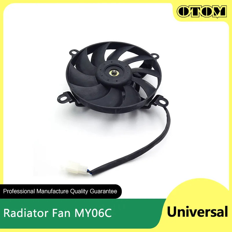 OT  พัดลมหม้อน้ำรถมอเตอร์ไซค์6นิ้ว12V DC, พัดลมระบายความร้อนขนาดใหญ่เครื่องยนต์สำหรับ Honda KTM Yama