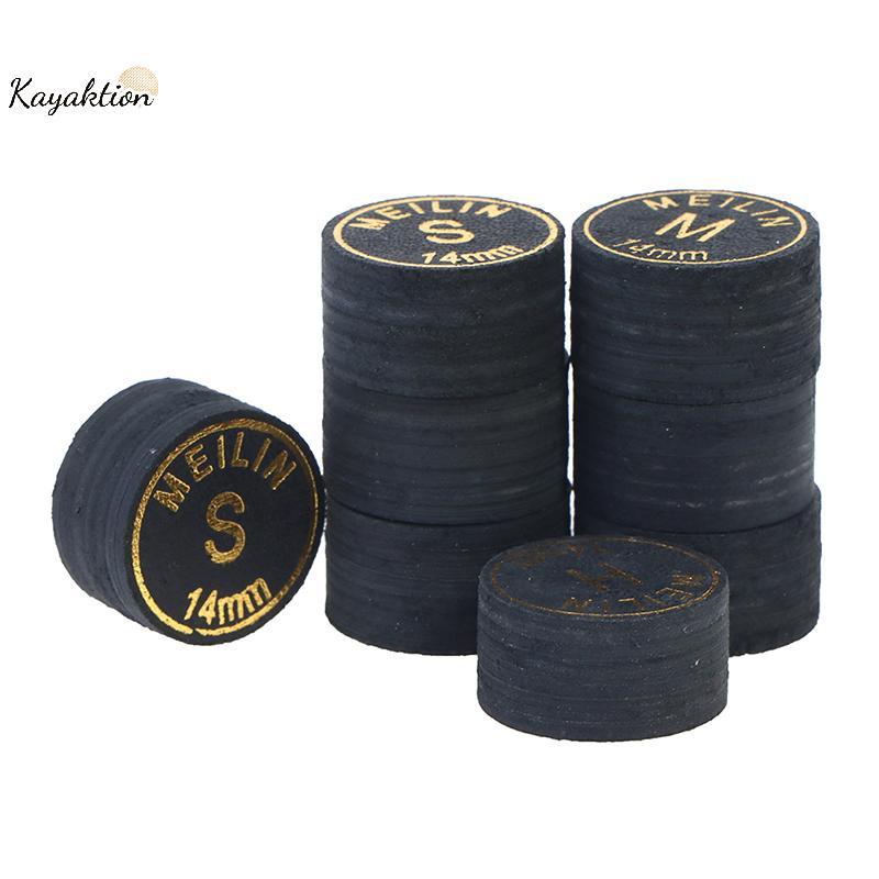 Kayaktion 14 มม.ญี่ปุ่น Cue Tip คุณภาพสระว่ายน้ําบิลเลียด Pigskin Cue Tip Snooker Cue Tip Nice