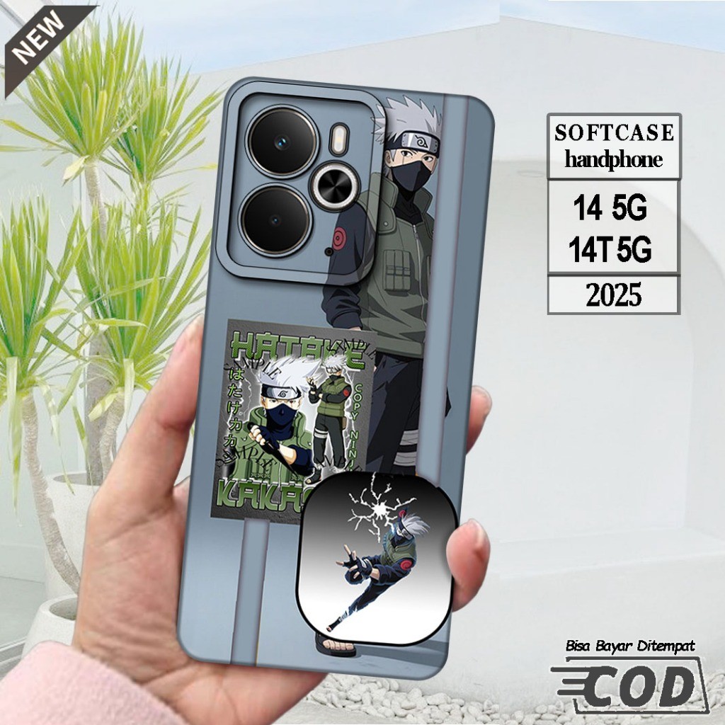 Silicone Realme 14 5G 2025 และ Case Realme 14T 5G 2025 _เคส ยืดหยุ่นสีดําใสยืดหยุ่น