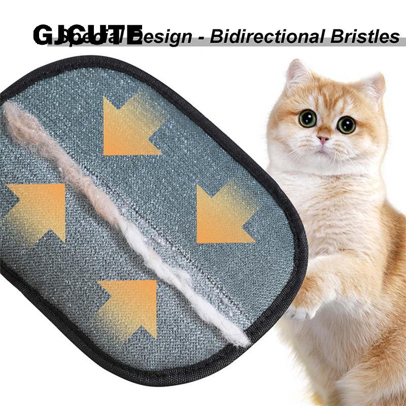 GJCUTE Pet Hair Remover ถุงมือไฟฟ้าสถิต, 2025 ถุงมือกําจัดขนสัตว์เลี้ยงใหม่สําหรับแมวและสุนัข WTD