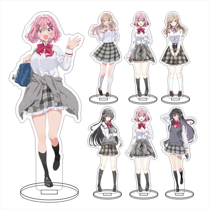 อะนิเมะเราไม่สามารถคนรัก Amori Renako Reiko Kitano Ai Ozuka Koyanagi Kaho อะคริลิคตกแต่งของเล่นของขว