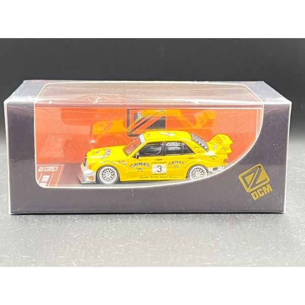 DCM 1:64 
Benz 190E modified Diecast Model: Camel Yellow