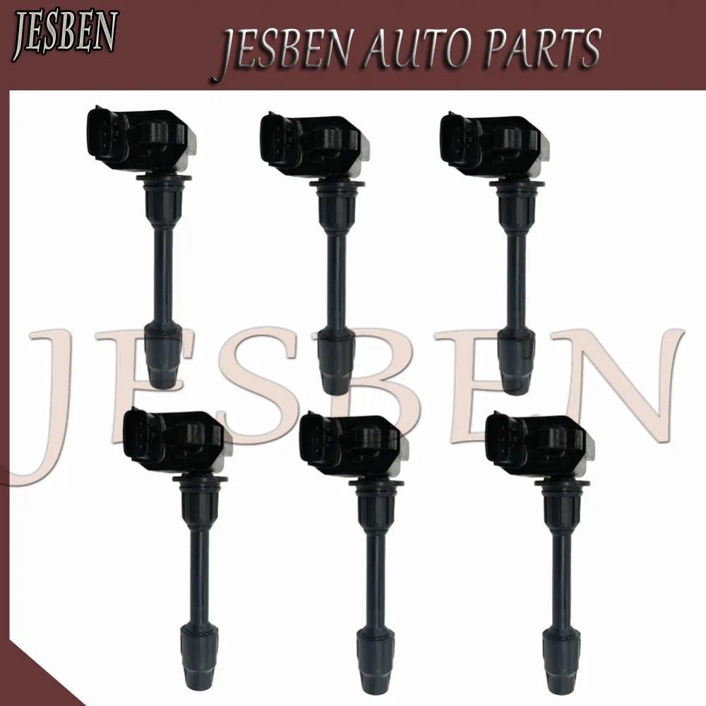 6 ชิ้น/เซ็ต 22448-31U16 22448-31U06 คอยล์จุดระเบิด Fit สําหรับ Nissan CEDRIC GLORIA 3.0L VQ30DET 199