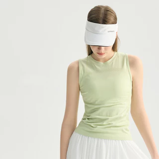 เสื้อยืดแขนกุด AirActive สวมใส่ง่าย อากาศถ่ายเทได้ดี สำหรับพิลาทิส ฟิตเนส วิ่ง และโยคะ