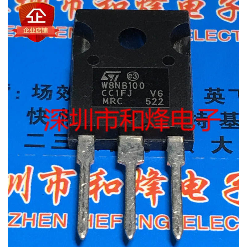 ((ราคาเดียว) W8NB100 STW8NB100 TO-247 MOS Field Effect Tube 1,000V 8A