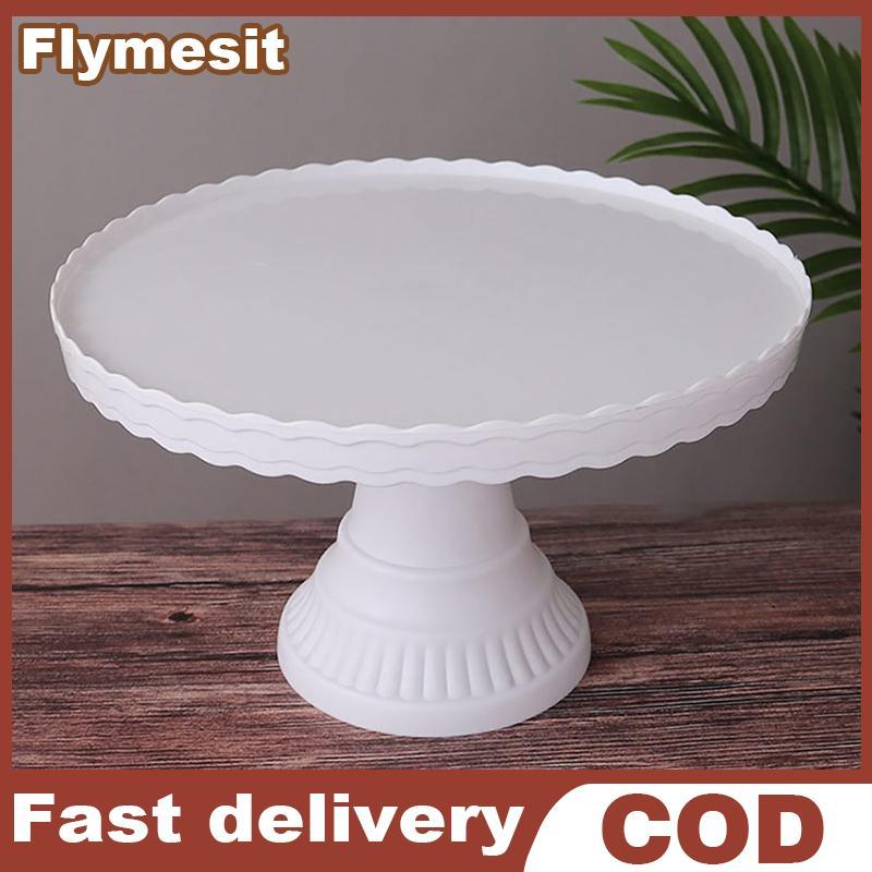 Flymesit 1 ชิ้นทนทานเค้กขาตั้งจอแสดงผลขนมหวานผู้ถือถาดขนมงานแต่งงาน EN