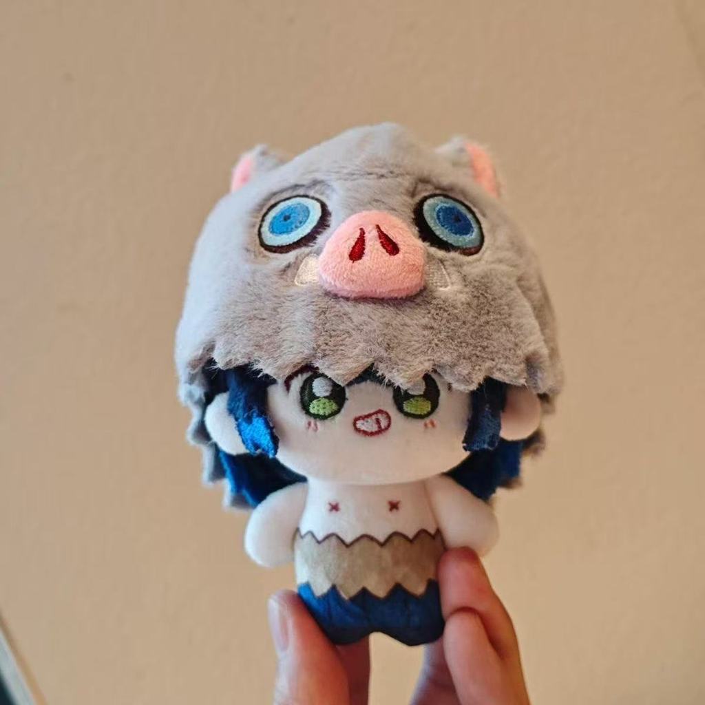 Demon Slayer Inosuke ตุ๊กตาผ้ากํามะหยี่น่ารัก 10 ซม.