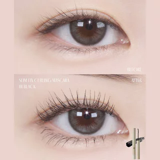 SUPERMOM Slim Fix Curling Mascara 3g ซุปเปอร์มัม มาสคาร่ารุ่นสลิม สูตรกันน้ำ