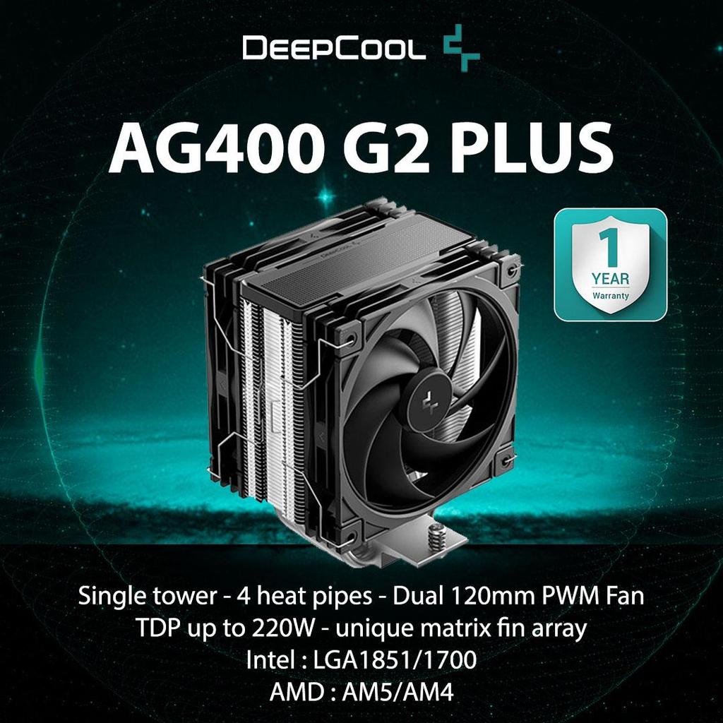 คูลเลอร์แอร์ CPU Deepcool AG400 G2 Plus