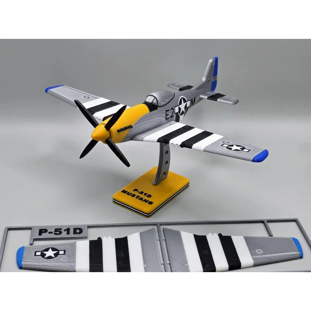 [Meow.sensei] การ์ดชุดเครื่องบิน P51D P51